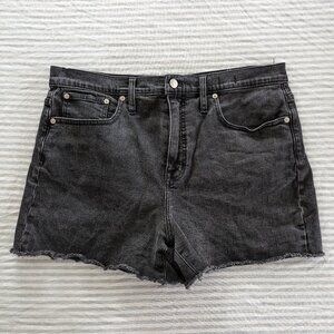 Madewell Black Denim Cutoffs size 31